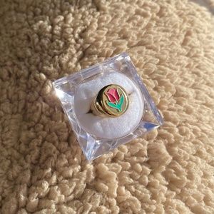 Tulip Ring Waterproof Tulip Signet Ring